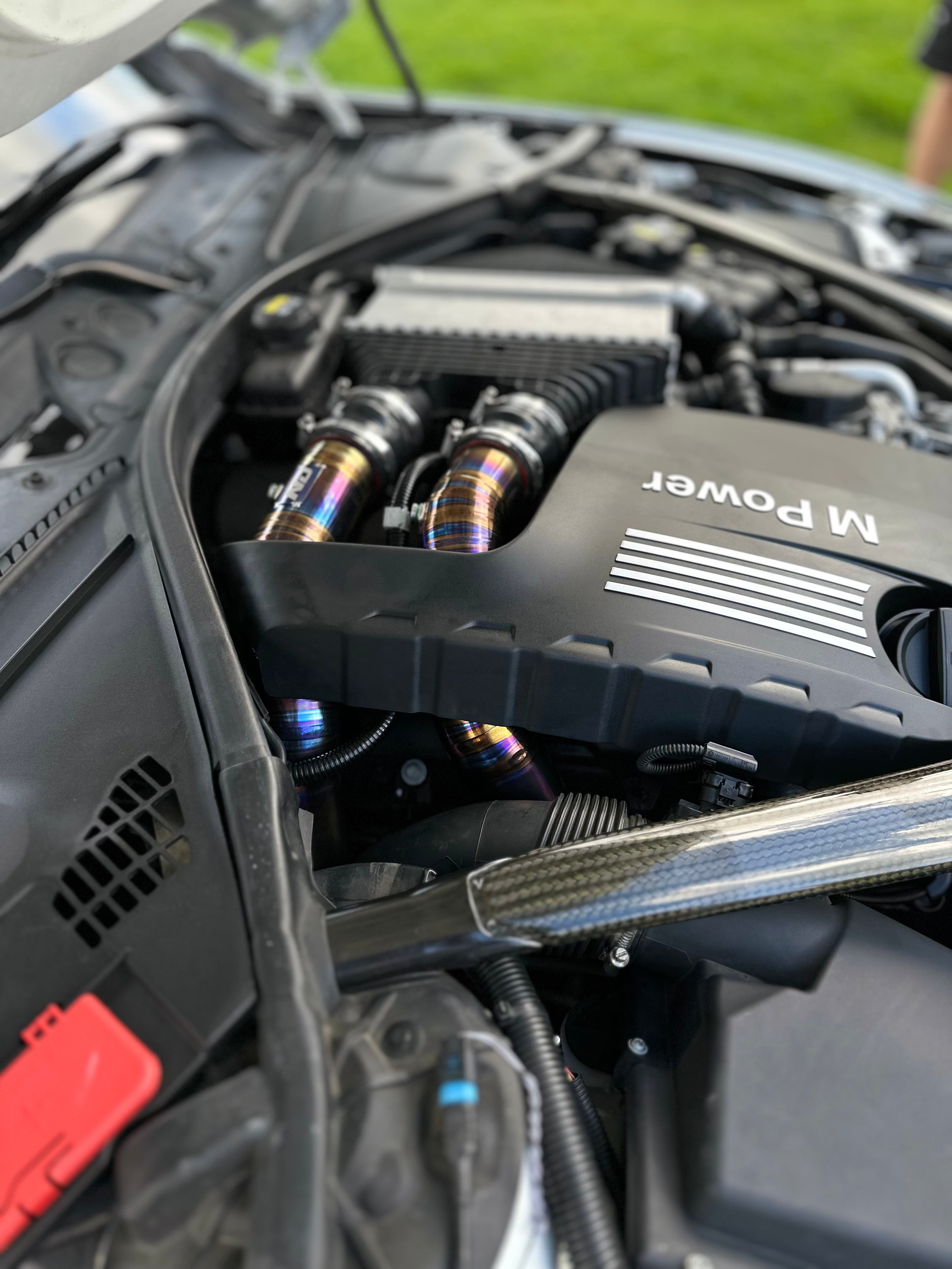 S55 Titanium Charge Pipes - BMW F80 M3 | F82/F83 M4 | F87 M2C - Norcal Dynamics