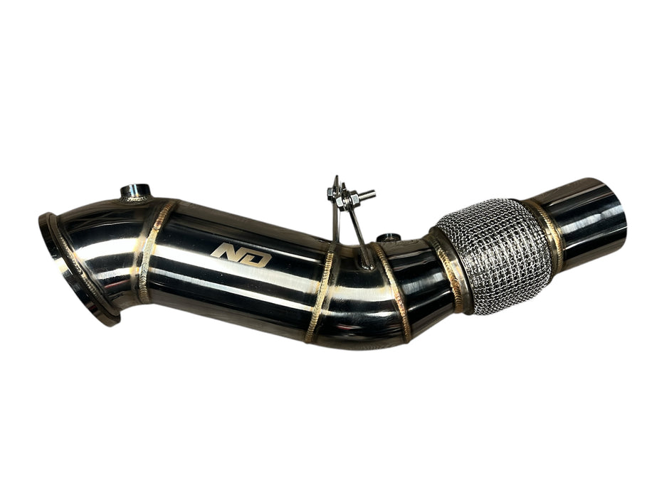 ND Downpipe B48 G & F Chassis 2016 – 2021 BMW 120i, 220i, 230i, 320i, 330e, 330i, 420i, 430i, 630i, 730i & xDrive - Norcal Dynamics