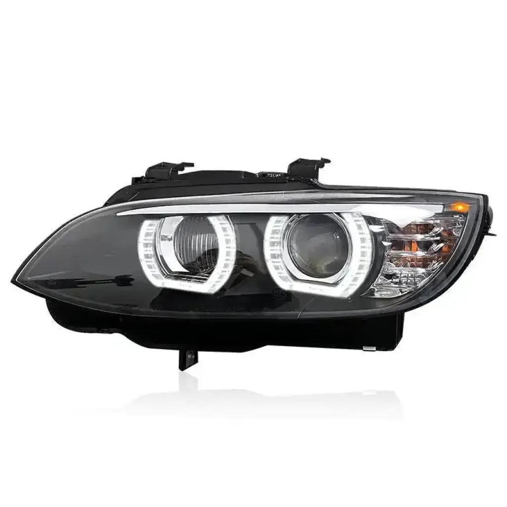 BMW E92 M3右ヘッドライト PPF付 BMW 3 SERIES E92/E93/M3 ANGEL LED HEADLIGHTS (2006 - 2012) (PLUG