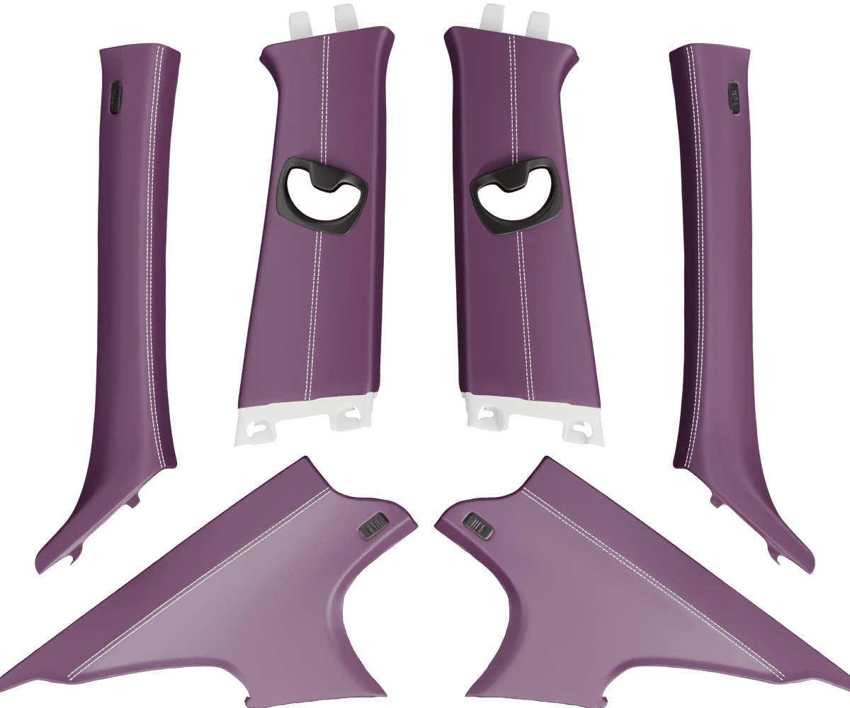 2006-2013 BMW 3-SERIES E90 PILLAR COVER SET