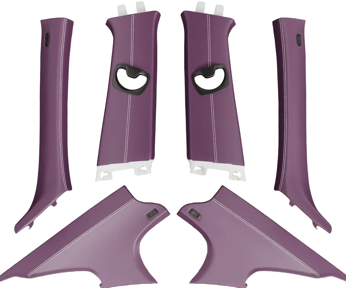 2006-2013 BMW 3-SERIES E90 PILLAR COVER SET Norcal Dynamics