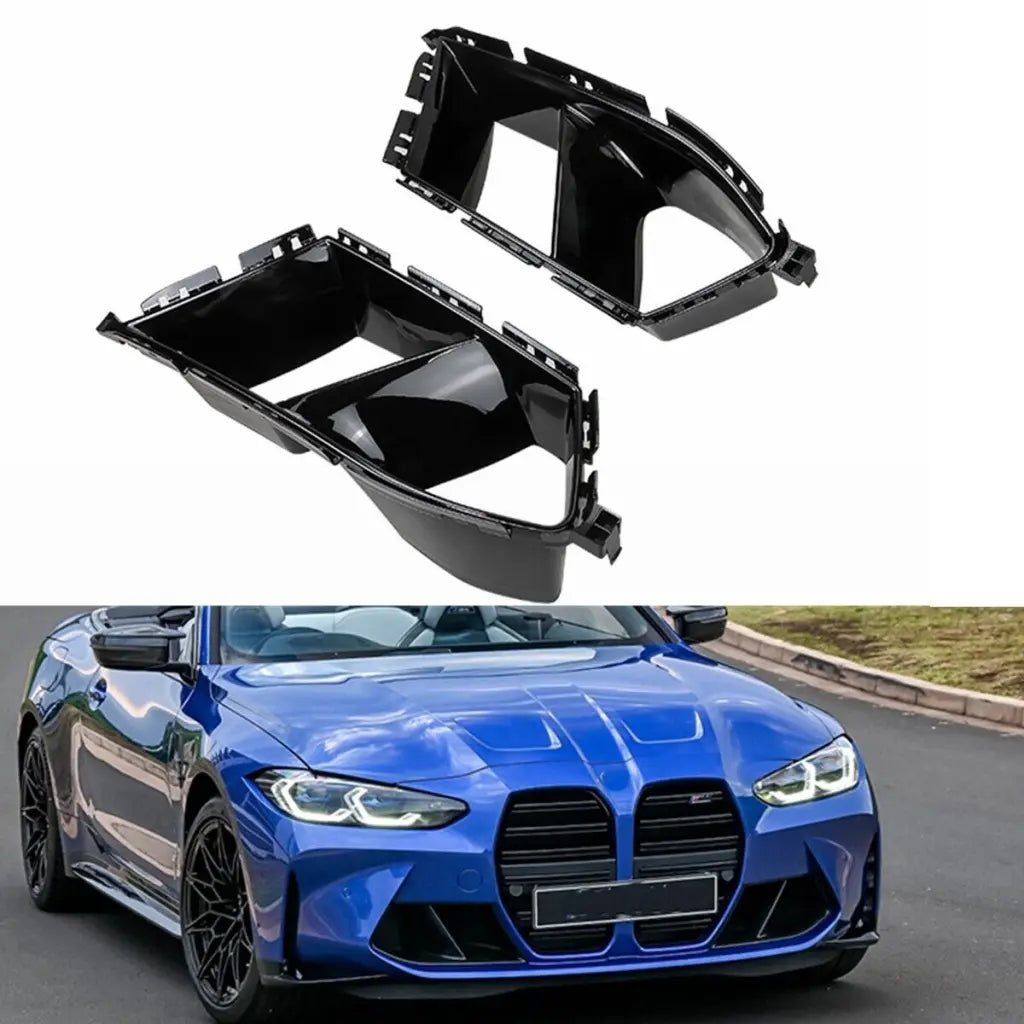 BMW G8X M3 M4 Gloss Black Front Bumper Air Ducts - Norcal Dynamics