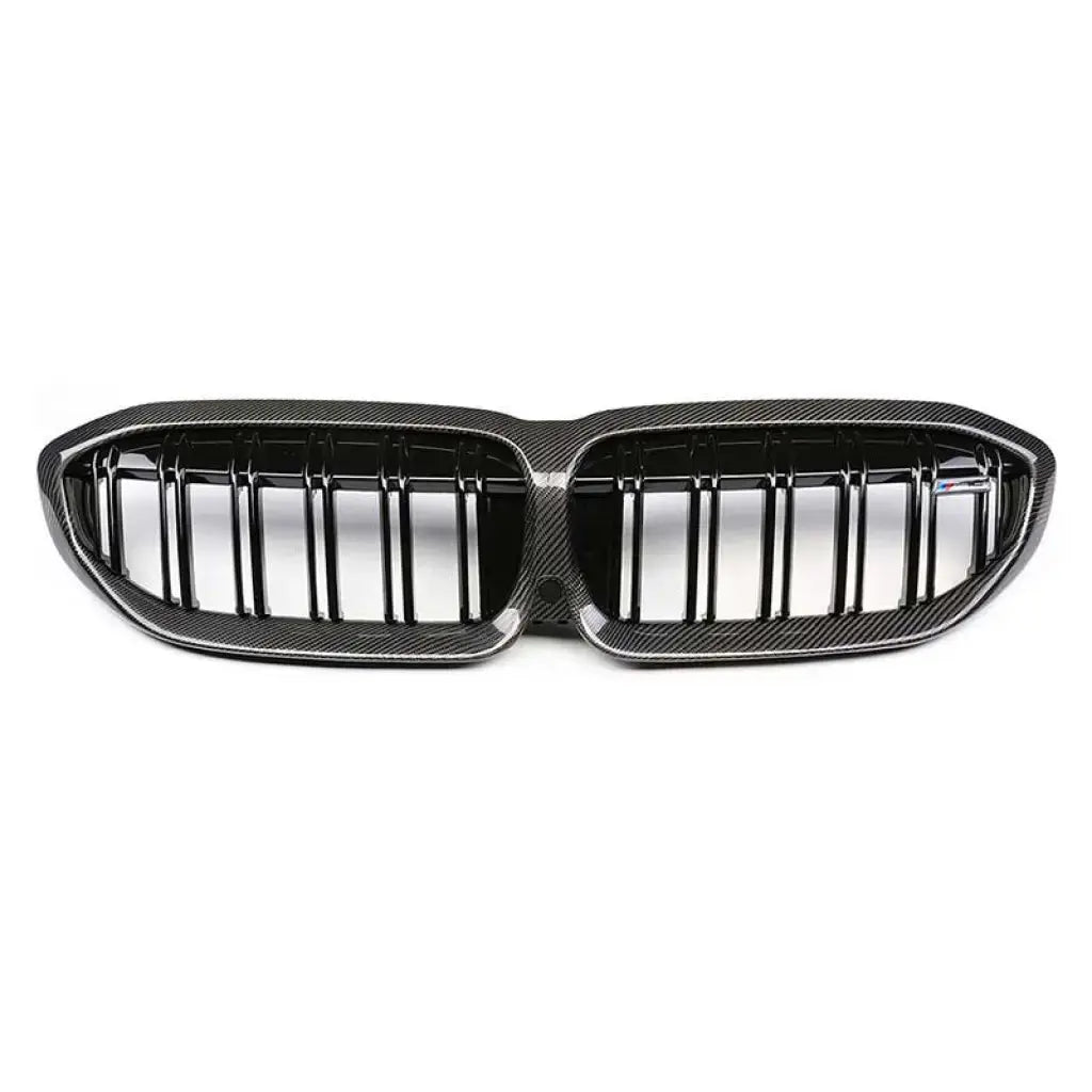 Carbon Fiber Dual Slat Front Grilles - BMW G20 / G28 3 Series - Norcal Dynamics