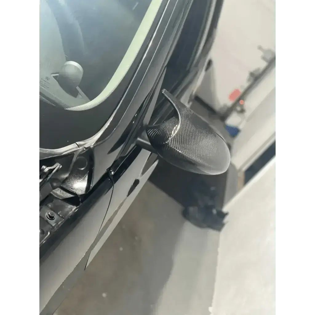 CARBON FIBER WINGED MIRROR CAPS E-CHASSIS - Norcal Dynamics
