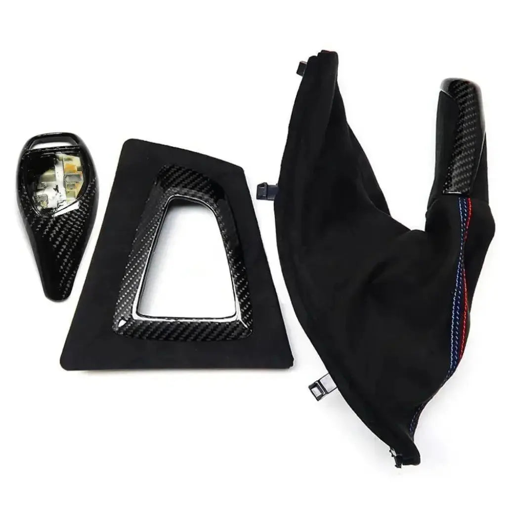 MP Style Gloss Carbon Fiber & Alcantara Interior Set - BMW F Chassis - Norcal Dynamics