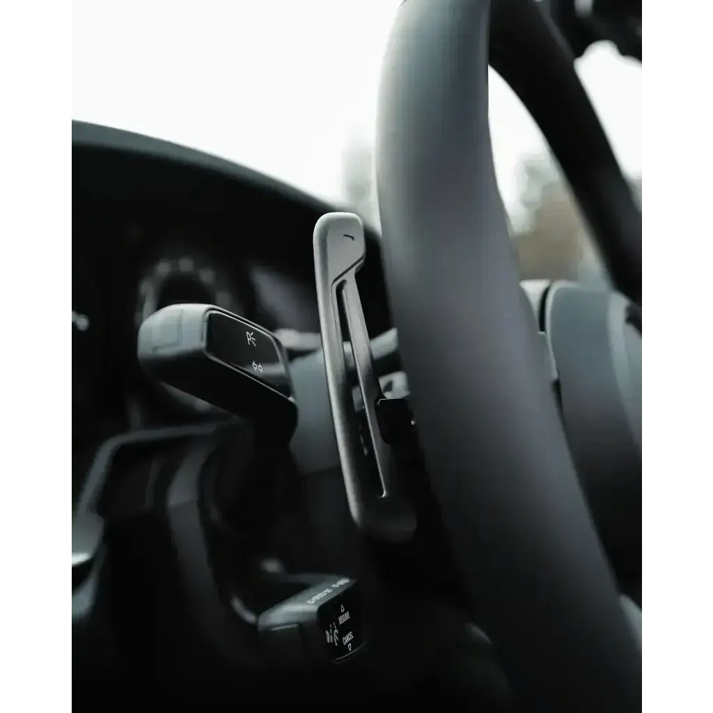 Porsche - GT3 RS Weissach Package Style Aluminum Paddles For JQ Werks Madtrace® Clubsport Magnetic Paddle Shifters - Norcal Dynamics