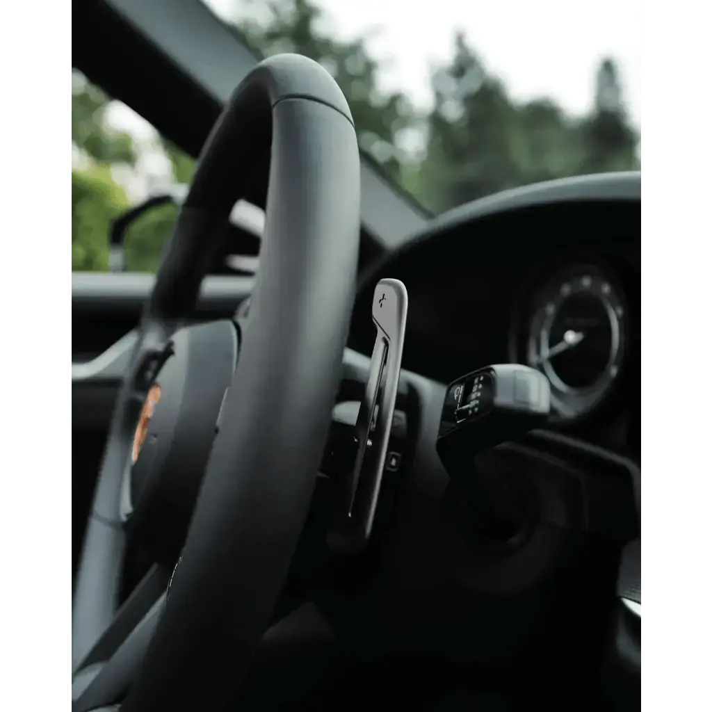 Porsche - GT3 RS Weissach Package Style Aluminum Paddles For JQ Werks Madtrace® Clubsport Magnetic Paddle Shifters - Norcal Dynamics