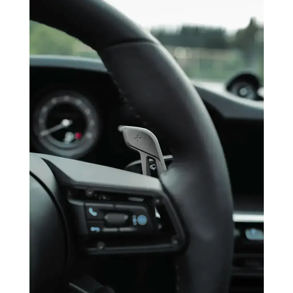 Porsche - GT3 RS Weissach Package Style Aluminum Paddles For JQ Werks Madtrace® Clubsport Magnetic Paddle Shifters - Norcal Dynamics