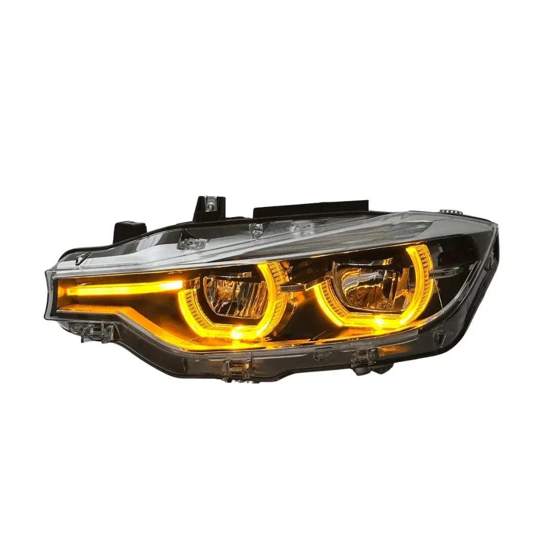 F30 3-Series LCI Style Switchback Headlights White/Yellow/Amber - F30 3-Series 320i 328i 330i 335i 340i Norcal Dynamics