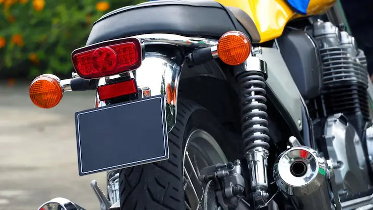 Motorcycle Number Plate