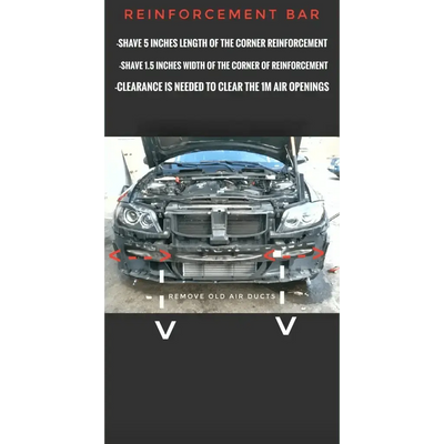 2006-2011 E90 1M FRONT BUMPER - Norcal Dynamics