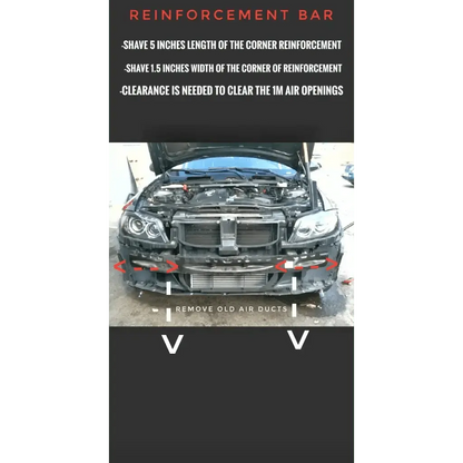 2006-2011 E90 1M FRONT BUMPER - Norcal Dynamics