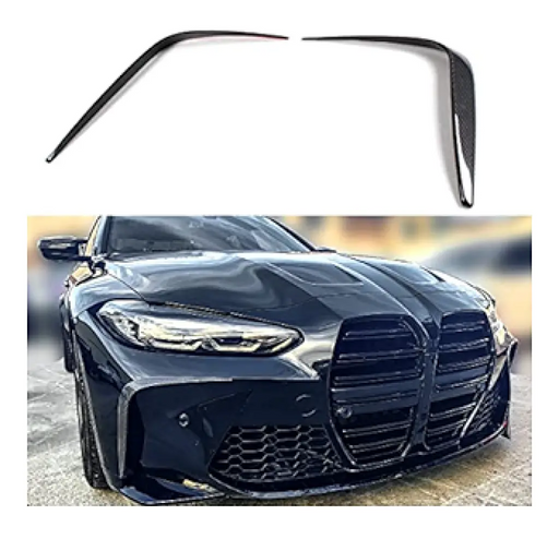 2020-22 Carbon Fiber Front Bumper Air Duct Garnish Trim Fang - Norcal Dynamics 