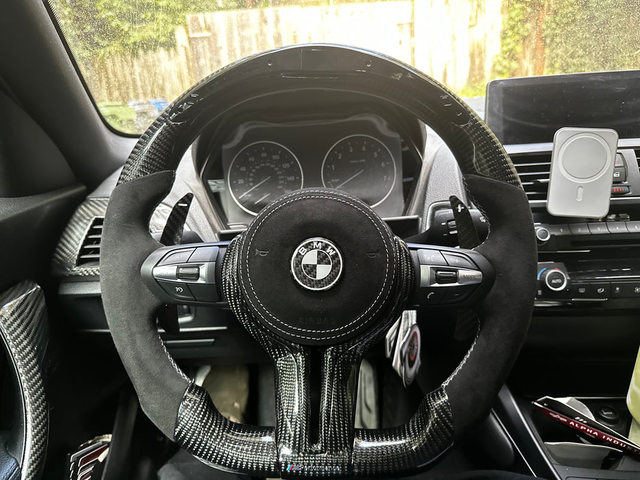 BMW Steering Wheel Emblem Custom - Norcal Dynamics 