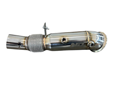 ND Downpipe 4″ BMW N55 F10 535i 640i F15 X5 F16 X6 - Norcal Dynamics 