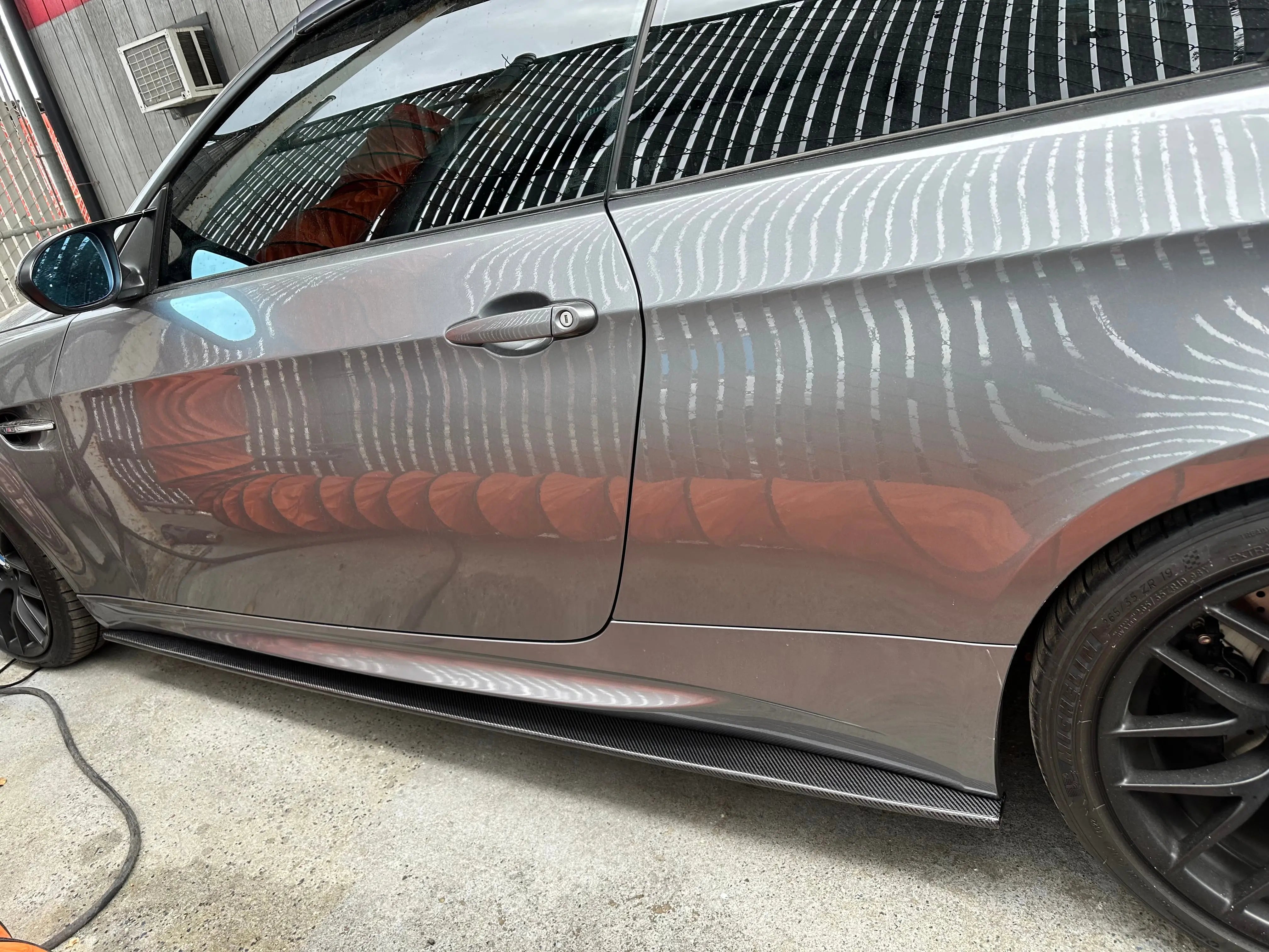 E92/E93 M3 CARBON FIBER SIDE SKIRT EXTENSIONS Norcal Dynamics