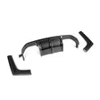 PSM Style Carbon Fiber Rear Diffuser - BMW F80 M3 & F82/F83 M4 - Norcal Dynamics 