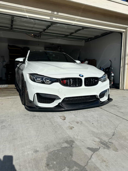 Carbon Fiber Laptorr Style Front Lip - F80/F82/F83 M3 M4 - Norcal Dynamics 