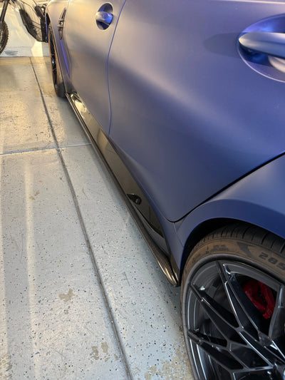 SIDE SKIRT CARBON FIBER EXTENSION - G80 M3 | G82/G83 M4 - Norcal Dynamics 