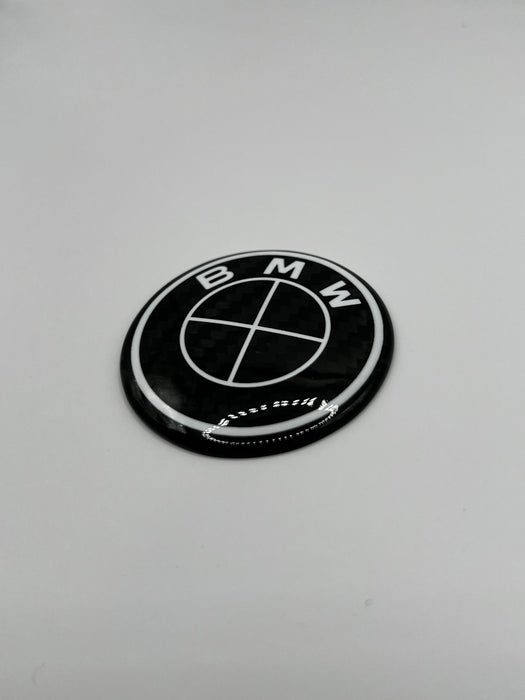 BMW Carbon Steering Wheel Badge