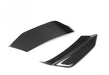 CARBON FIBER V2 FRONT BUMPER UPPER SPLITTERS - F80 M3 | F82/F83 M4 - Norcal Dynamics 