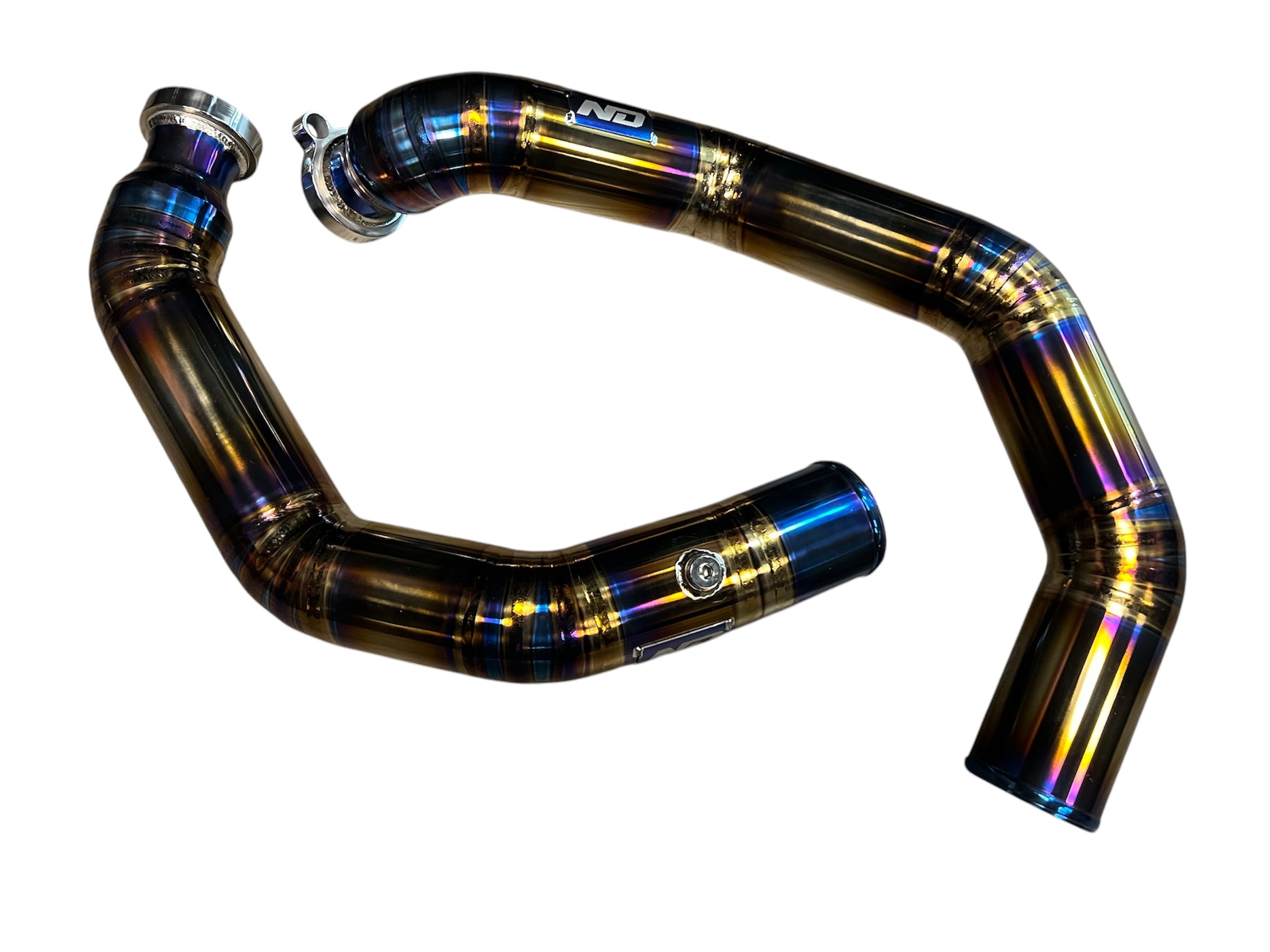 S55 Titanium Charge Pipes - BMW F80 M3 | F82/F83 M4 | F87 M2C - Norcal Dynamics 