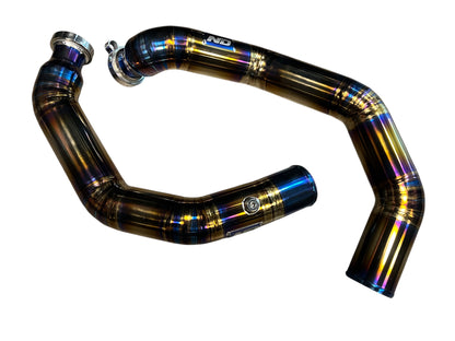 S55 Titanium Charge Pipes - BMW F80 M3 | F82/F83 M4 | F87 M2C - Norcal Dynamics 