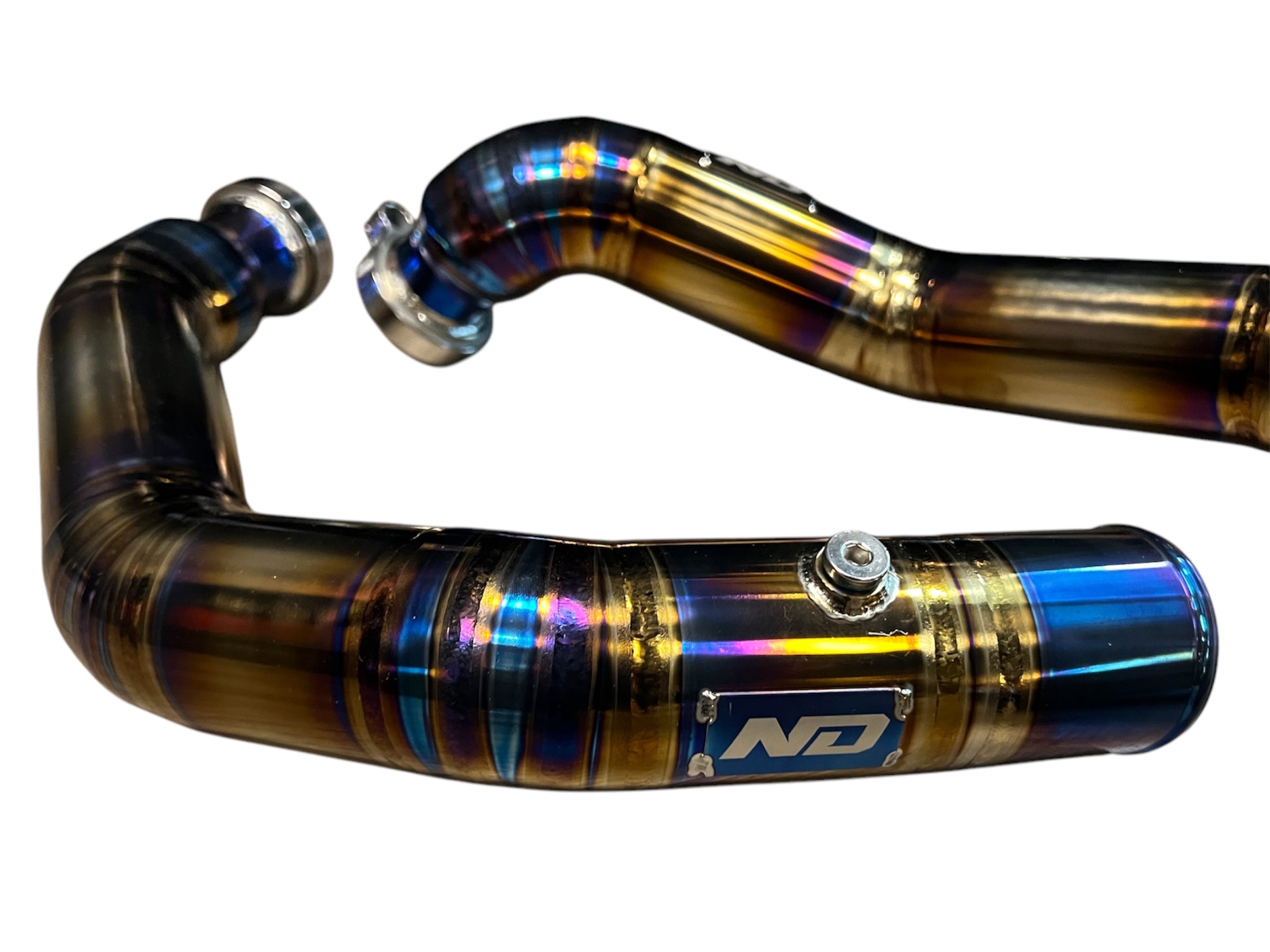 S55 Titanium Charge Pipes - BMW F80 M3 | F82/F83 M4 | F87 M2C - Norcal Dynamics 
