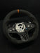 ALCANTARA G SERIES M-SPORT STEERING WHEEL W/ ORANGE STRIPE - Norcal Dynamics 