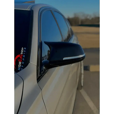 BLACK WINGED MIRROR CAPS F CHASSIS - Norcal Dynamics