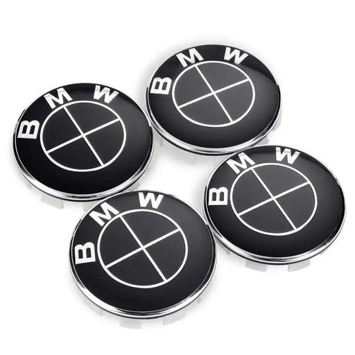 BMW Black Wheel Cap Set - Norcal Dynamics