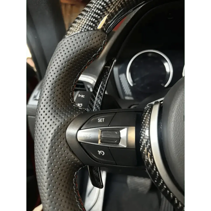 BMW F Chassis Carbon Paddle Shifters - Gloss - Norcal Dynamics