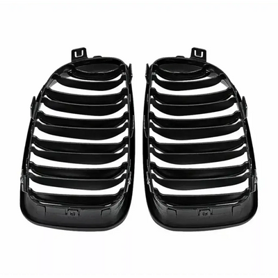 BMW F8X STYLE E8X FRONT KIDNEY GRILLES GLOSS BLACK - Norcal Dynamics