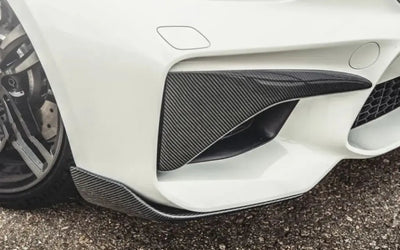 BMW M2 (F87) Carbon Fibre Front Vent Splitters - Norcal Dynamics 