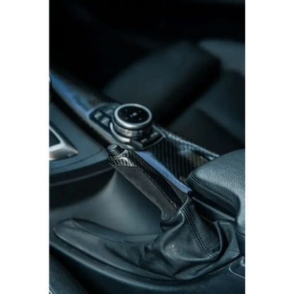 CARBON FIBER ALCANTARA E-BRAKE HANDLE - Norcal Dynamics