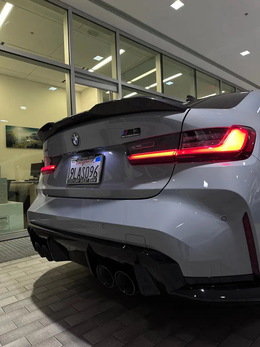 CS CARBON FIBER TRUNK SPOILER BMW G80 M3 & G20 3 SERIES - Norcal Dynamics 