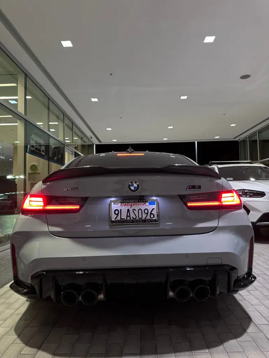 CS CARBON FIBER TRUNK SPOILER BMW G80 M3 & G20 3 SERIES - Norcal Dynamics 