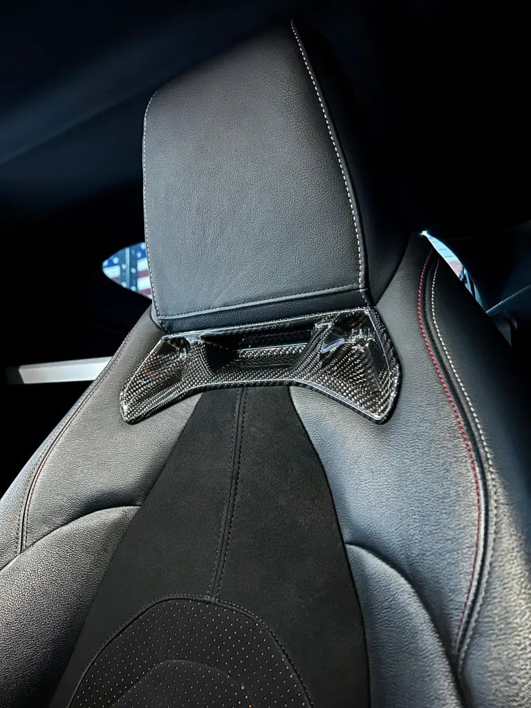DRY CARBON SEAT INSERT COVER 2020 TOYOTA GR SUPRA - Norcal Dynamics 