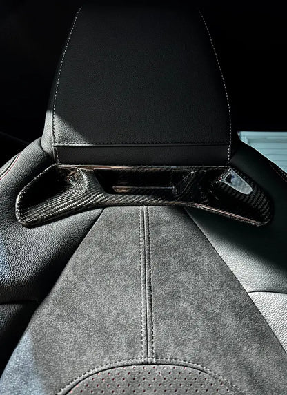 DRY CARBON SEAT INSERT COVER 2020 TOYOTA GR SUPRA - Norcal Dynamics 