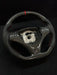 E SERIES CARBON FIBER STEERING WHEEL M BADGE W/ RED STRIPE - Norcal Dynamics 