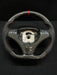 E SERIES CARBON FIBER STEERING WHEEL M BADGE W/ RED STRIPE - Norcal Dynamics 