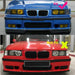 E36 GLOSS BLACK DOUBLE SLOT GRILLES - Norcal Dynamics