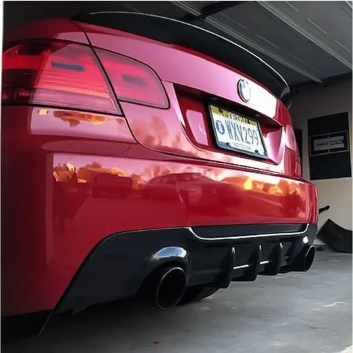 E92 DUAL 3 FIN CARBON FIBER DIFFUSER - Norcal Dynamics