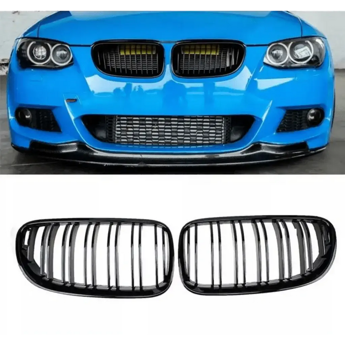 E92/E93 LCI DOUBLE SLOT COUPE GRILLES - Norcal Dynamics