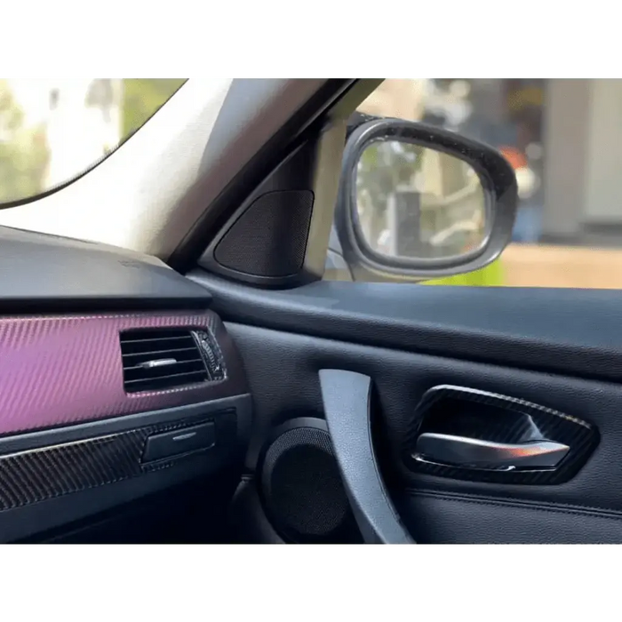 E9X CARBON FIBER LOOK DOOR HANDLE BOWL COVERS - Norcal Dynamics