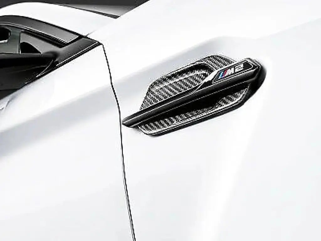 M2 F87 SQ MP Style Dry Carbon Fiber Rear Side Vent Trim