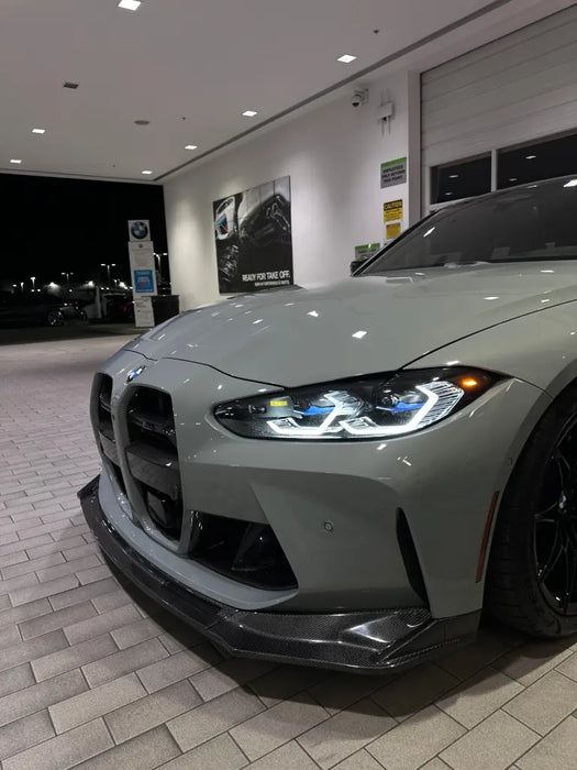 G80 M3 G82 M4 CSL Style Carbon Fiber Front Lip - Norcal Dynamics 