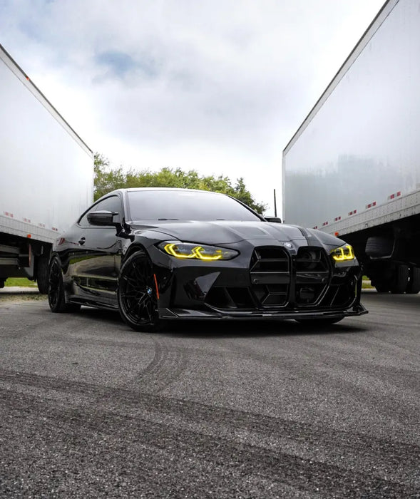 G80 M3 G82 M4 V Style Carbon Fiber Front Lip - Norcal Dynamics 