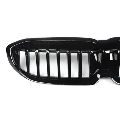 Gloss Black Single Slat Front Grilles - BMW G20 / G28 3 Series - Norcal Dynamics