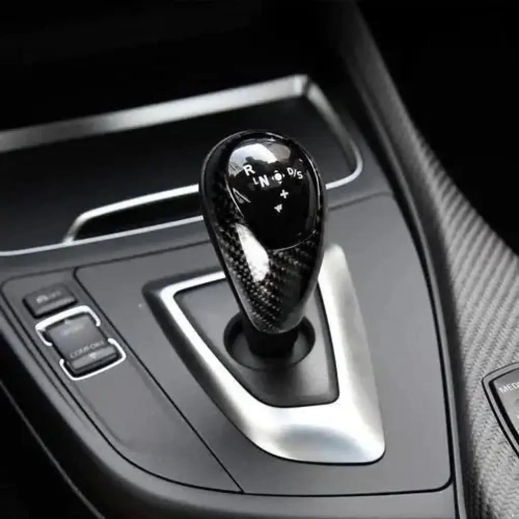 M PERFORMANCE CARBON FIBER SHIFT KNOB COVER - BMW M F CHASSIS - Norcal Dynamics